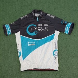 Hincapie Lifetime Cycle Club Full Zip Cycling Top Sz Large